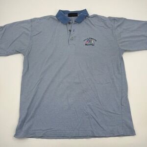Vintage Ashworth Mens Large Golf Polo‎ Shirt 2003 US Womens Open Pumpkin Ridge